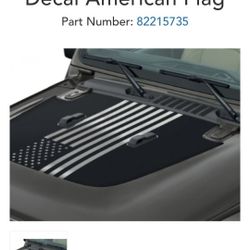 Jeep Wrangler JL Or Jeep Gladiator Hood Decal 