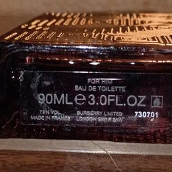 Burberry brit rhythm  3 oz cologne