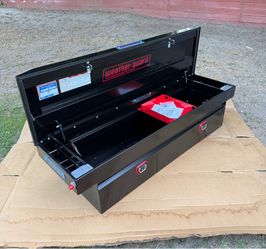 Weather Guard Heavy Duty STEEL Tool Box for FULL SIZE TRUCKS - with Key 🔑