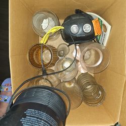 Free!! Flower Glass Vases & 2 Heaters !!