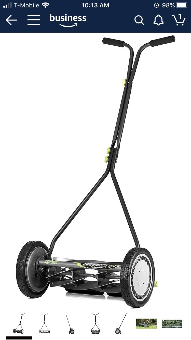 Earthwise 16” 7 blade lawn mower (manual)
