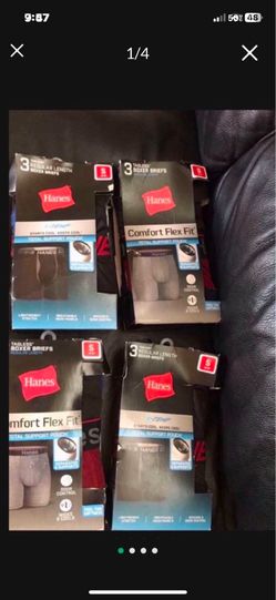 Hanes Boxer Briefs Tag less  2 Packs For $25 4 X $40