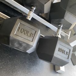 100 Pound Dumbbells (pair)