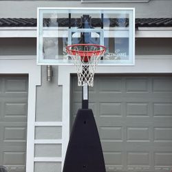 Spalding glass basketball hoop