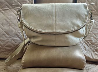 Joy Susan Cream Handbag Purse Butter Soft Vegan Leather