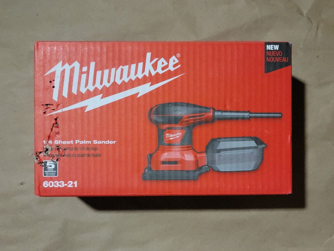 Milwaukee
3 Amp 1/4 Sheet Corded Palm Sander
