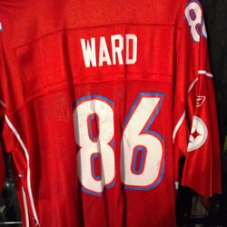 NFL  Steelers. # 86 Ward.
