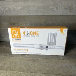 GK Hair 4 In One Curling Iron Set Hair Taming System Juvexin 2183-00 Global