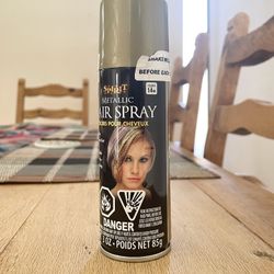 Gold Metallic Hair Spray
