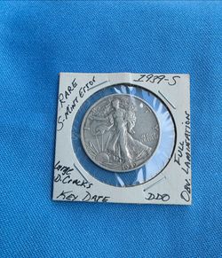 Scarce 1939-S U.S. Walking Liberty Half☆ Multi-Mint Error