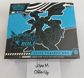 Pokémon TCG: Scarlet & Violet Black Bolt Elite Trainer Box NEW/SEALED
