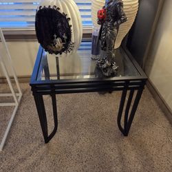 Glass End Table
