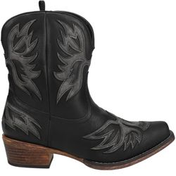 New w/o tags: ROPER Womens Amelia Tooled Inlay Snip Toe Casual Boots