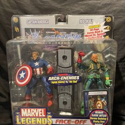 Marvel Legends Captain America And Baron Strucker Variant (RARE) 