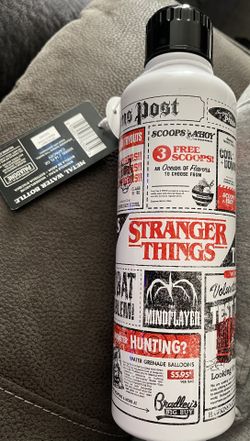 Stranger Things Metal Water bottle 12$