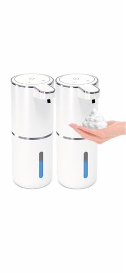 Pack of 2 automatic soap dispensers, dispenser