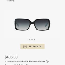 Tiffany & Co Gradient sunglasses