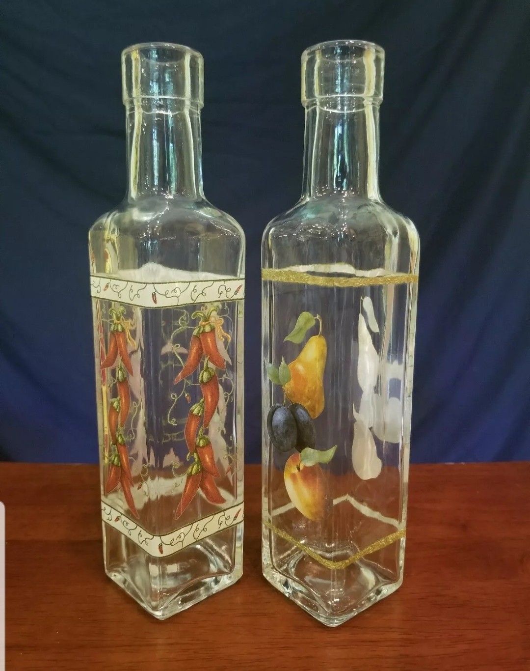 Decorative Clear Glass Bottles