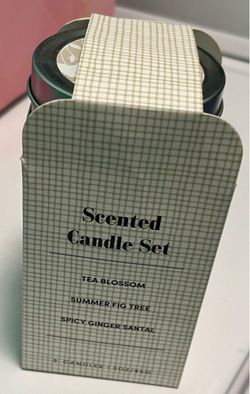 Brand New 3 Piece Set Candles Cash Only