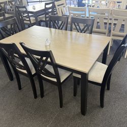 Dining Table With 6 Chairs 