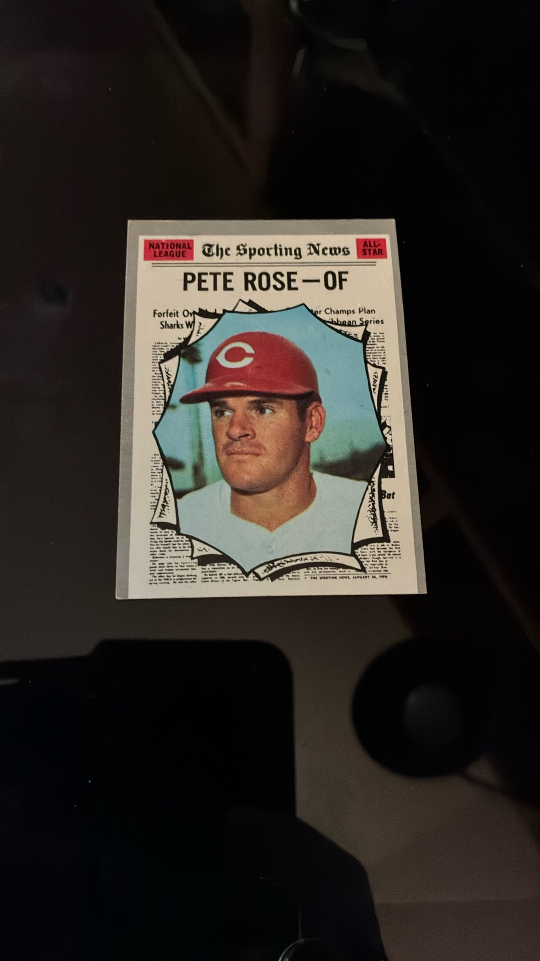 1970 Sporting Goods #458 Topps Pete Rose Great Condition