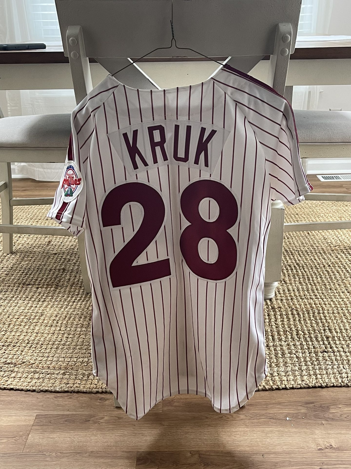 John Kruk Authentic Phillies Jersey with RARE #28 for Sale in West
