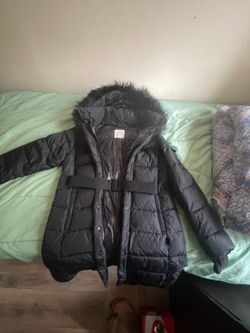 S13  New york chalet puffer coat with detachable belt