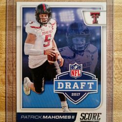 Patrick Mahomes Rookie Card Mint $300 Pick Up $335 Shipped Through Cash App Or Pay Pal