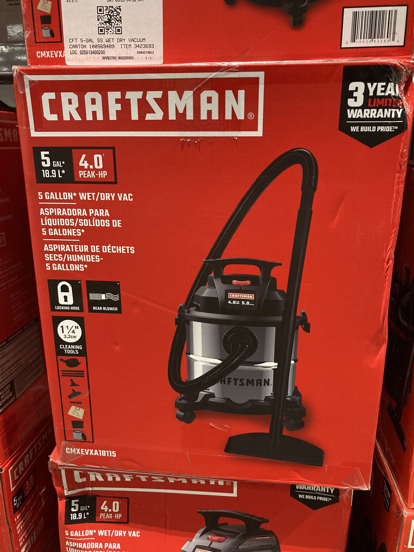 Craftsman Wet/Dry Shop Vacuum 