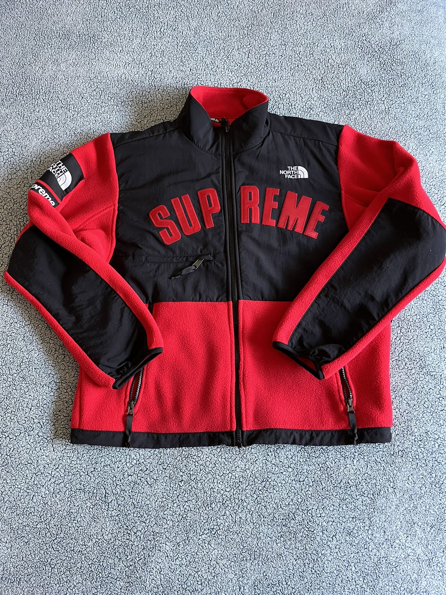 Supreme The North Face Arc Logo Denali Fleece Jacket for Sale in