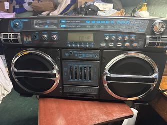 Vintage boom box