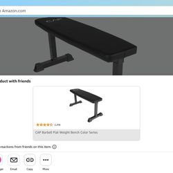 CAP Barbell  Weight Bench