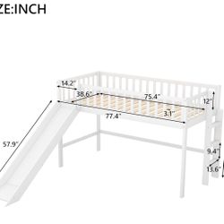 Twin loft bed