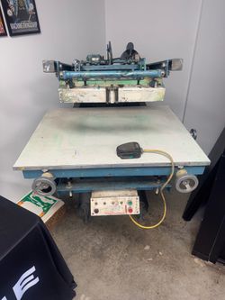 Auto Screen Printing Poster Press - M&M - FREE