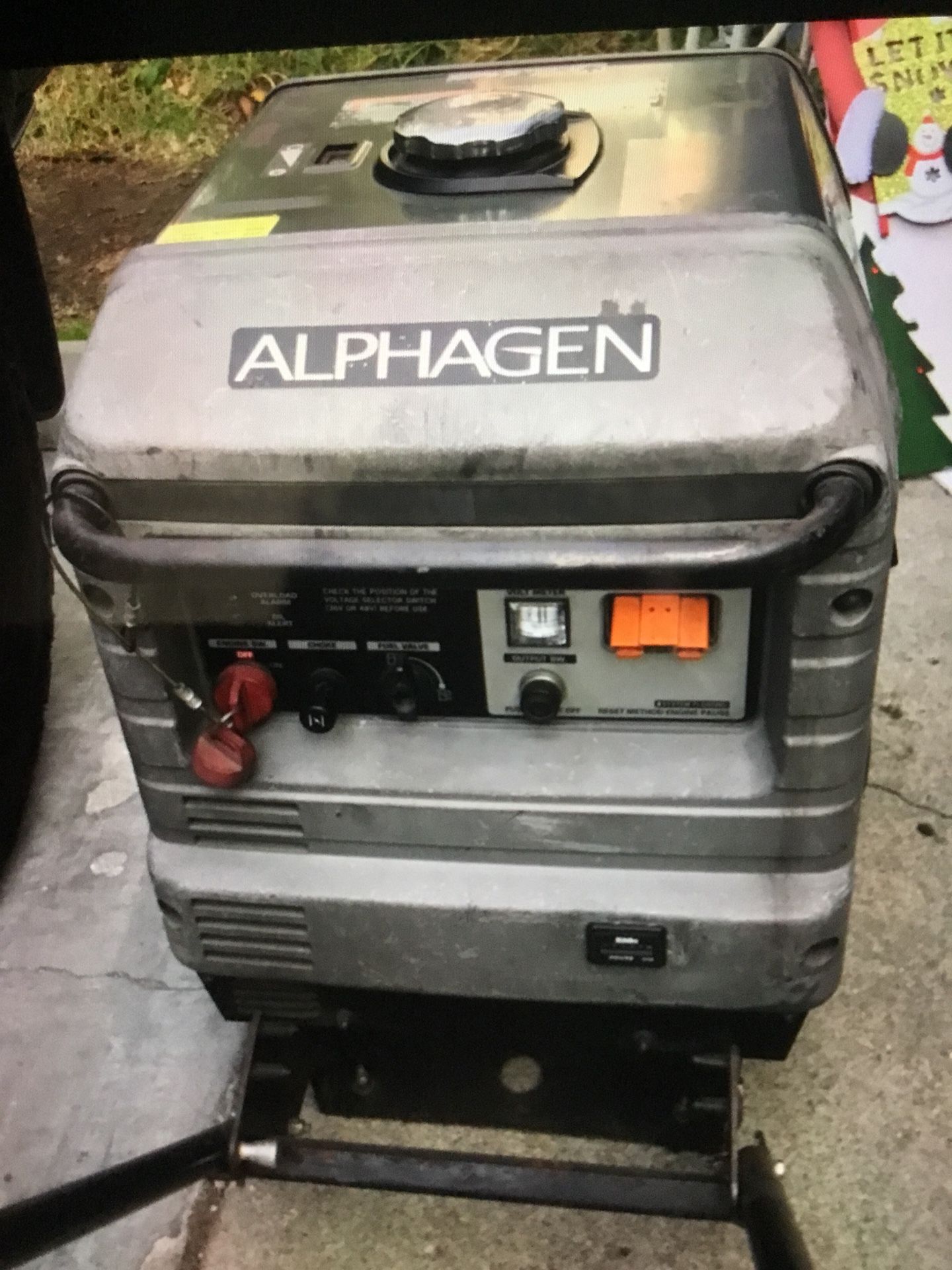 Alphagen dcx3000 generator in good working condition very quiet