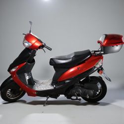 Red Gas Scooter / Moped – Needs Maintenance