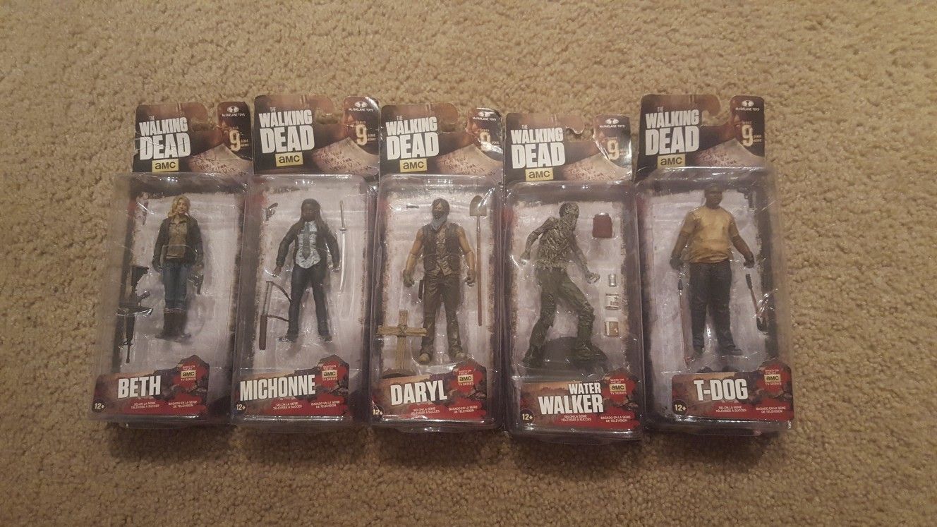 McFarlane AMC TV Walking Dead Series 9 (5 action figures)