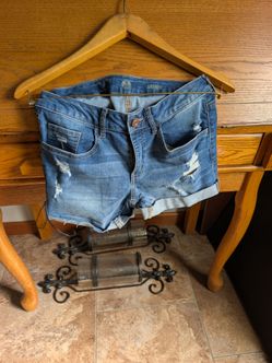 Denim jean shorts
