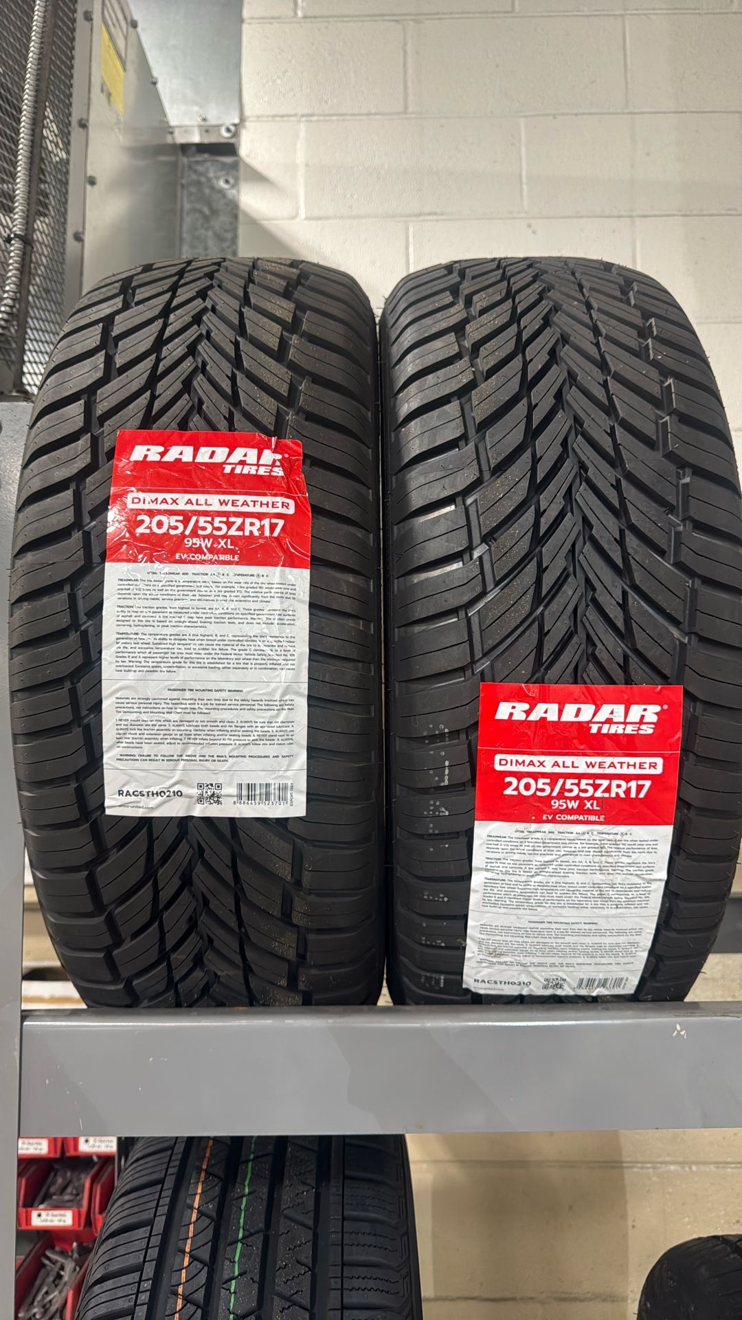 2 205/55zr17 New Tires