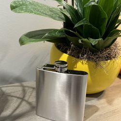 Stainless Steel Silver Flask
