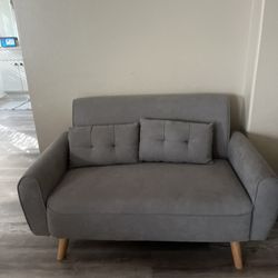 Wayfair Small Grey Sofa 