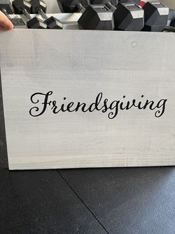 Wooden Friendsgiving