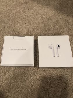 Genuine Apple AirPods (2nd Generation), BOX ONLY, Includes Instruction Manual for $10