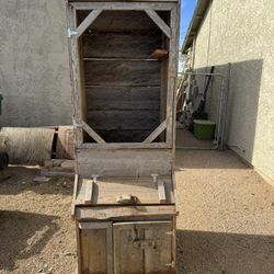 Rustic Barn Wood Rifle Cabinet 