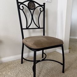 Cushioned Metal Chair