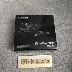 Canon G7X Mark III - Silver