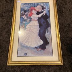 January/1990 painting-Dance at Bougivol by Auguste Renoir