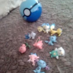 Collectible Pokemon Toys With Case Ball