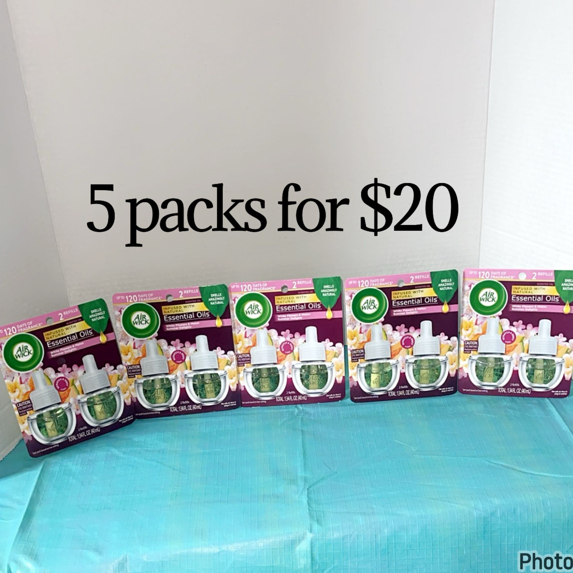 Air wick 5 packs for $20 