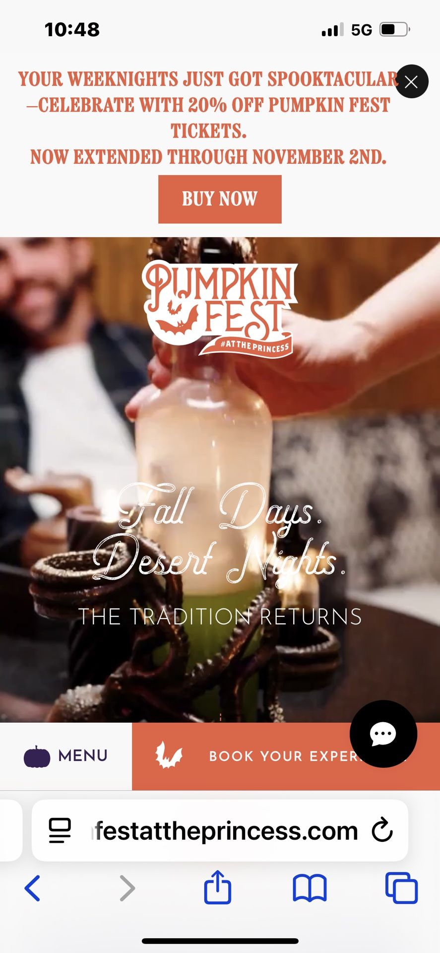 Pumpkin Fest @ Scts Fairmont Princess Hotel